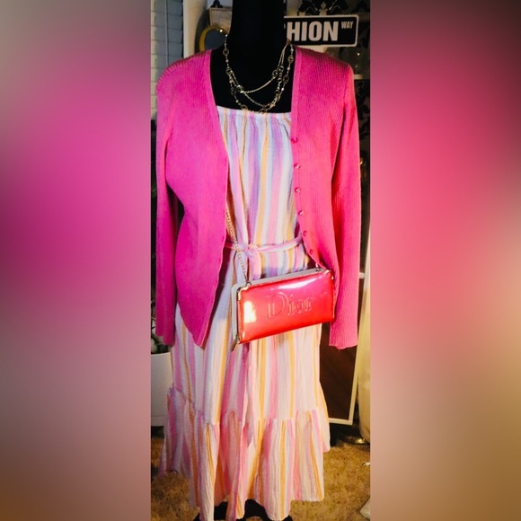 Colorful Pastel Summer Maxi dress - Picture 3 of 7